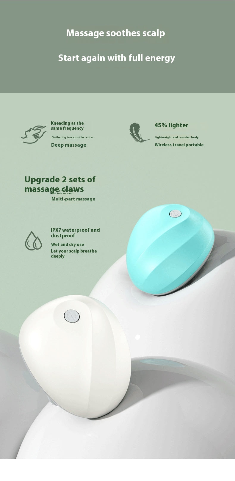 Velora Calm Head & Scalp Massager